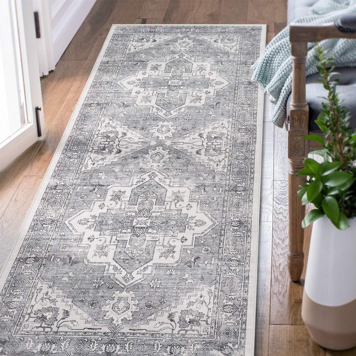 LaMoussawi ® Vloerkleed met Oosters Design en Antislip voor Diverse Ruimtes